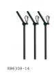 Silstar feeder Boom Hajlított 25 cm gubancgátló cső 3 db/csomag