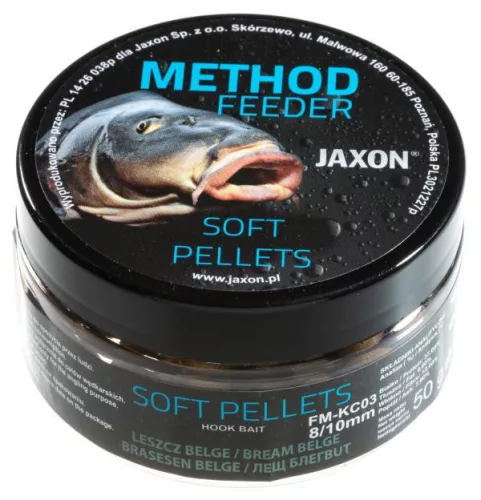 Jaxon Soft Pellets Belge Bream (belga Kalács) 8/10 mm 50 g horogpellet